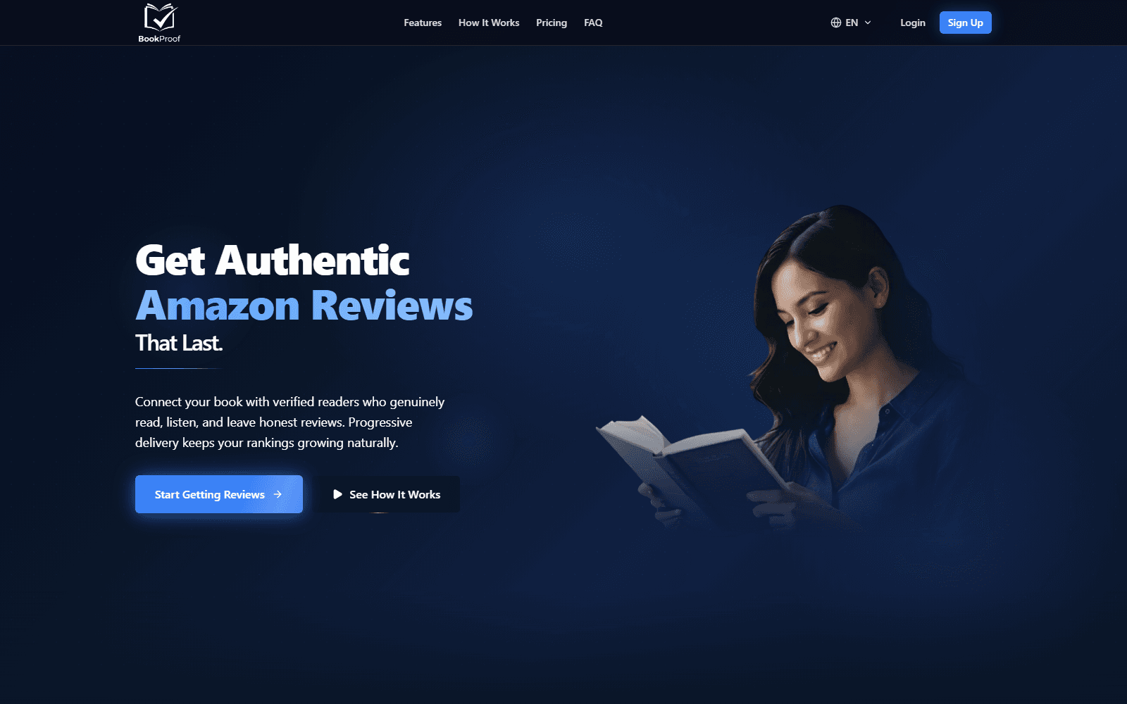 BookProof — Next.js, Node.js, PostgreSQL project screenshot by Ustym Kushnir